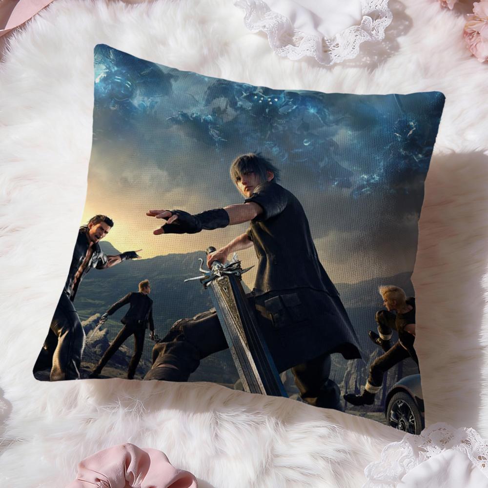 Game F-Final Fantasy VIIS Cushion Cover Premium Comfort Reversible Pillow Cove -Two in One Design for Any Room & Car Interior