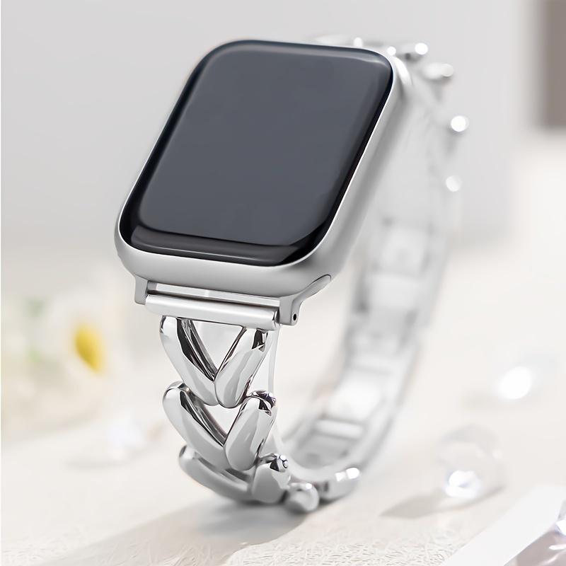 

Stainless Steel For Apple Watch Band: Water-Resistant, Elegant, Fits 38mm-49mm Series 1-SE2 42 44 45 49mm