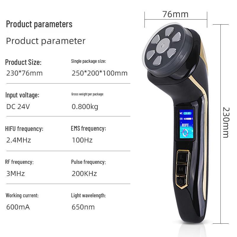 Appareil de Beauté Ultrasons RF & HIFU de Troisième Génération: Appareil EMS Micro-Impulsions Lifting & Raffermissement