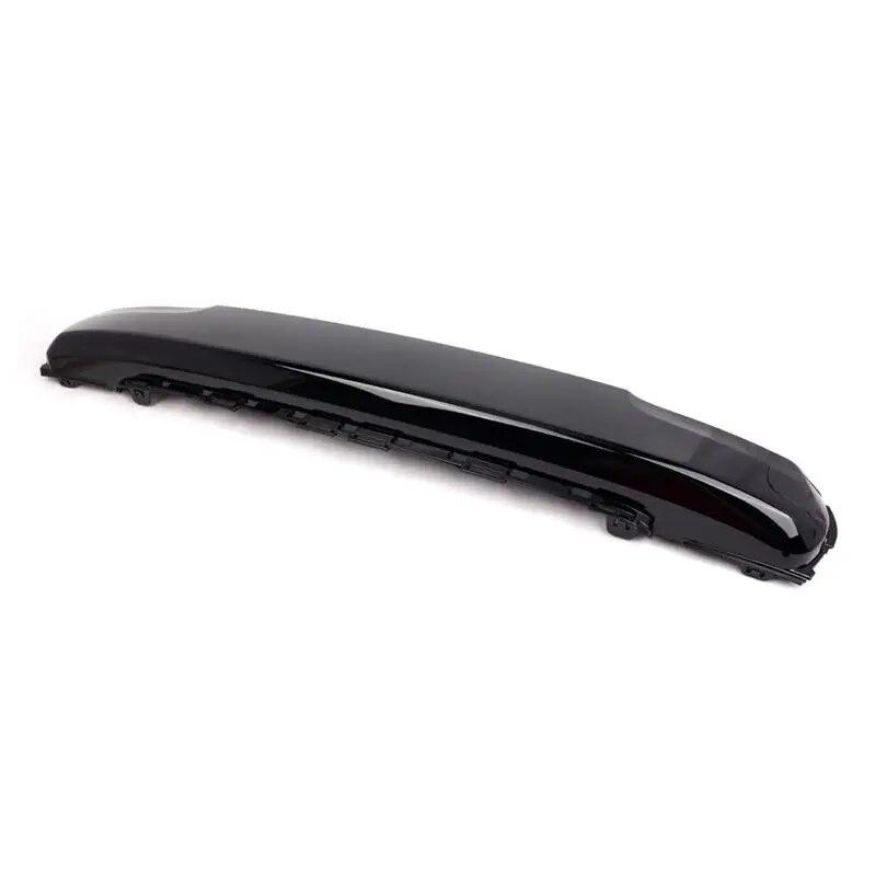 Kryt poznávací značky předního nárazníku auta lesklý černý 51117337791 pro Mini Cooper F56 F55 2013-2019