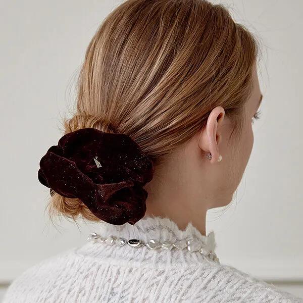Milky Way Velvet Scrunchie JP-22-230S