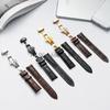 18/19/20/21/22/24mm Genuine Leather Watch Bracelet for Seiko Strap for Casio Steel Butterfly Buckle Slub Pattern Band with Box