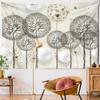 Dandelion Balloon Tapestry Wall Plant Modern Simple Style Bohemian Background Cloth Mattress Living Room Decor