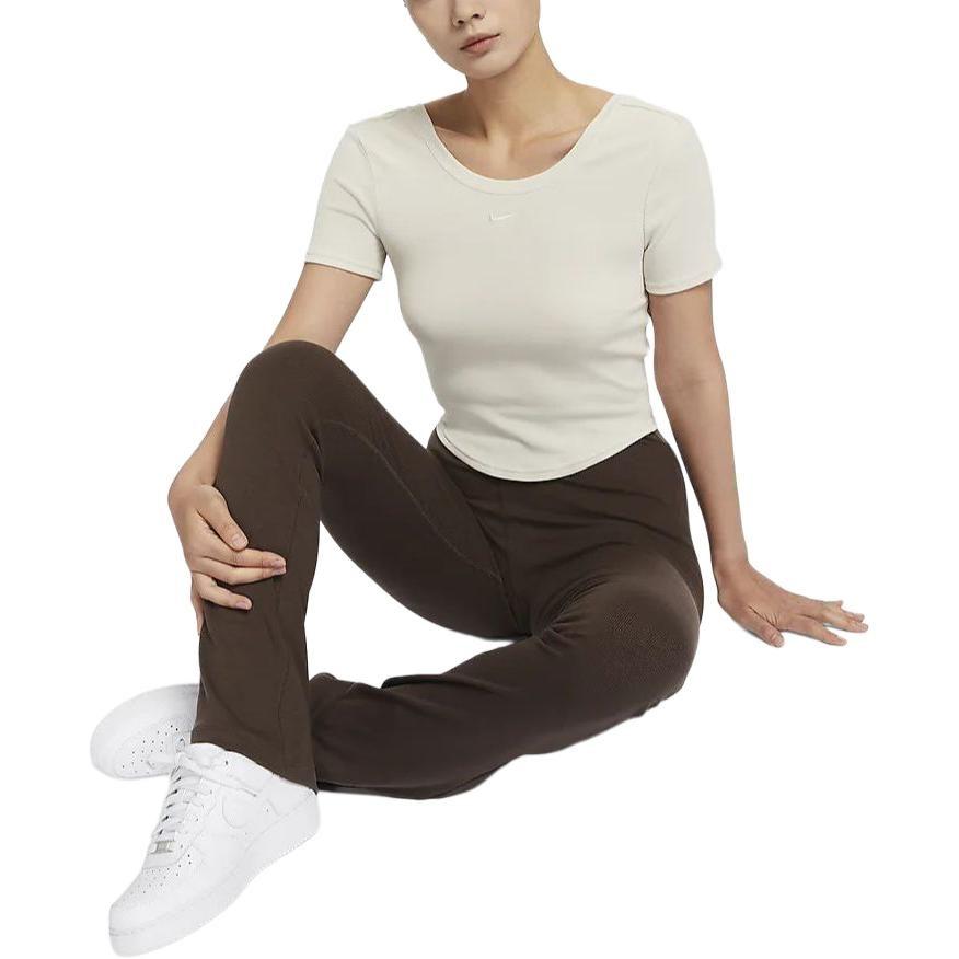 Nike Regular T Shirt Women's Light Rosewood Umber FN3665-104
