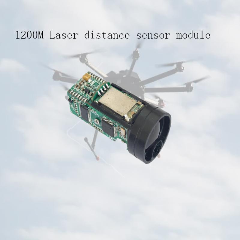 1200M long distance  laser ranging speed sensor serial range finder TTL level for Drone industrial development
