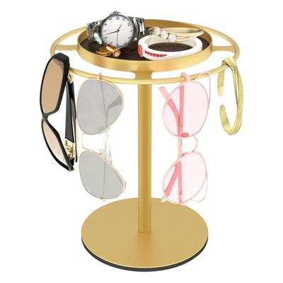 360-Degree Rotating Glasses Stand Organizer Sun Glasses Holder High Stability Multipurpose Spinning Sunglasses Display Rack