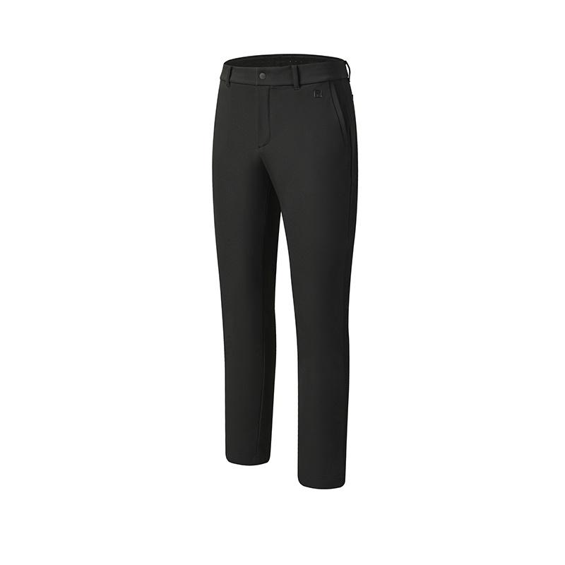 Fila Golf Series Fashion Simple Sports Comfortable Versatile Woven Casual Pants Men Bottoms Deep-Black A11M545807FBK