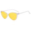 Large Frame Sunglasses Women'S Thin Plain Sunglasses Men'S Trend Street Photography Uv Protection Fashion Sunscreen Eyes