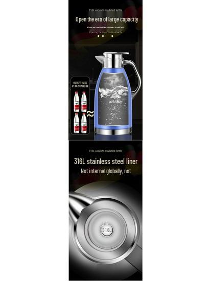 316 Stainless Steel Insulated Kettle for Home and Commercial Use