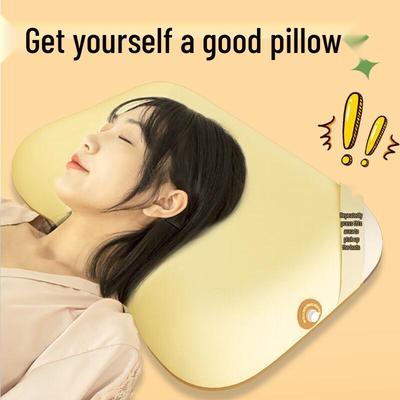 HEZHENG Ergonomic Cervical Support Pillow with Pulse Massage CN Plug (adapter Included)