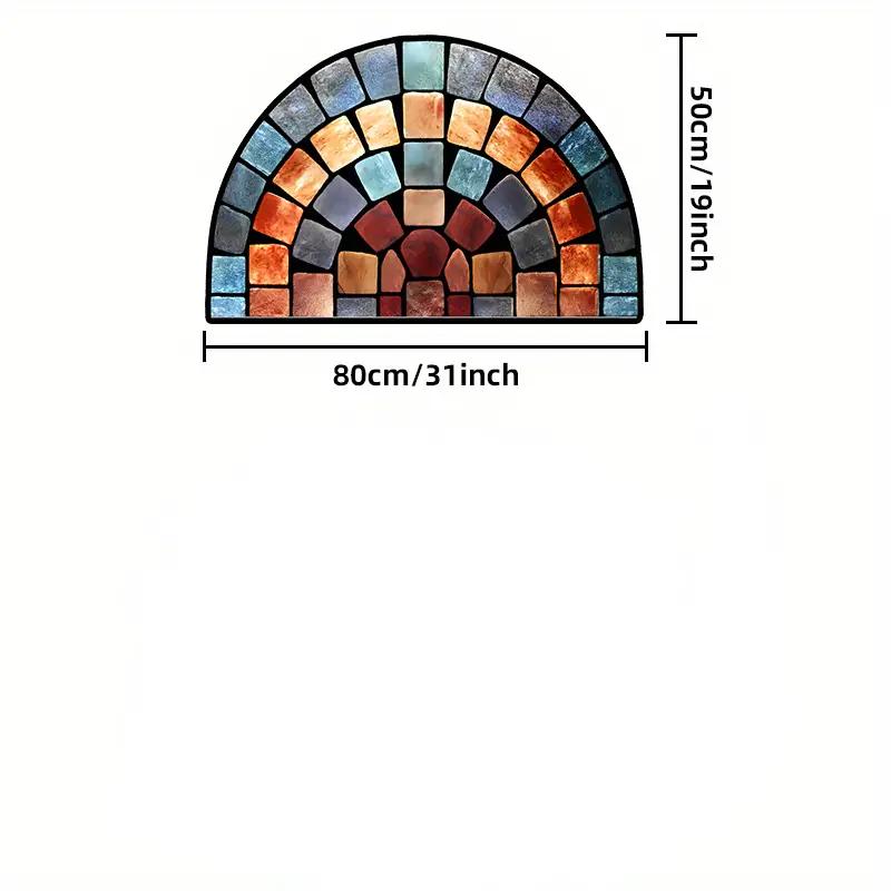 

Нескользящий дверной коврик Chic Art Design — толстый, мягкий полиэстеровый ковер для домашнего декора, идеально подходит для веранд и гостиных 50*80cm