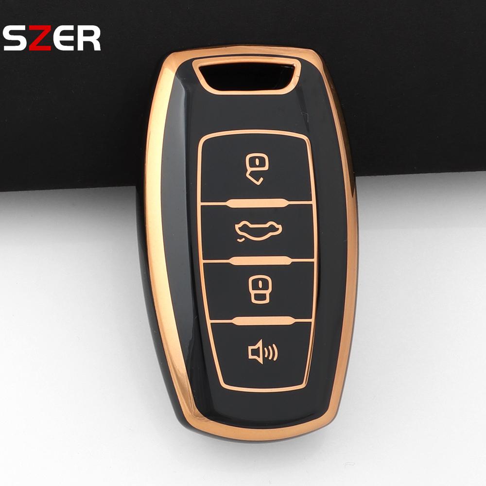 Fashion Tpu Car Key Case Cover For Great Wall Haval Jolion  H6 H7 H4 H9 F5 F7 F7X F7H H2S Gmw Dargo Protected Shell Keychain
