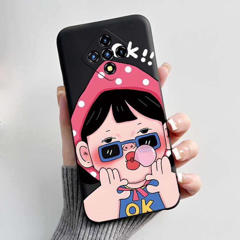 

Cute Case For Infinix Zero 8 / Zero 8i Capa Fundas Printing Shell Protective Cover Soft Silicone Cartoon Phone Casing Coque Infinix Zero 8