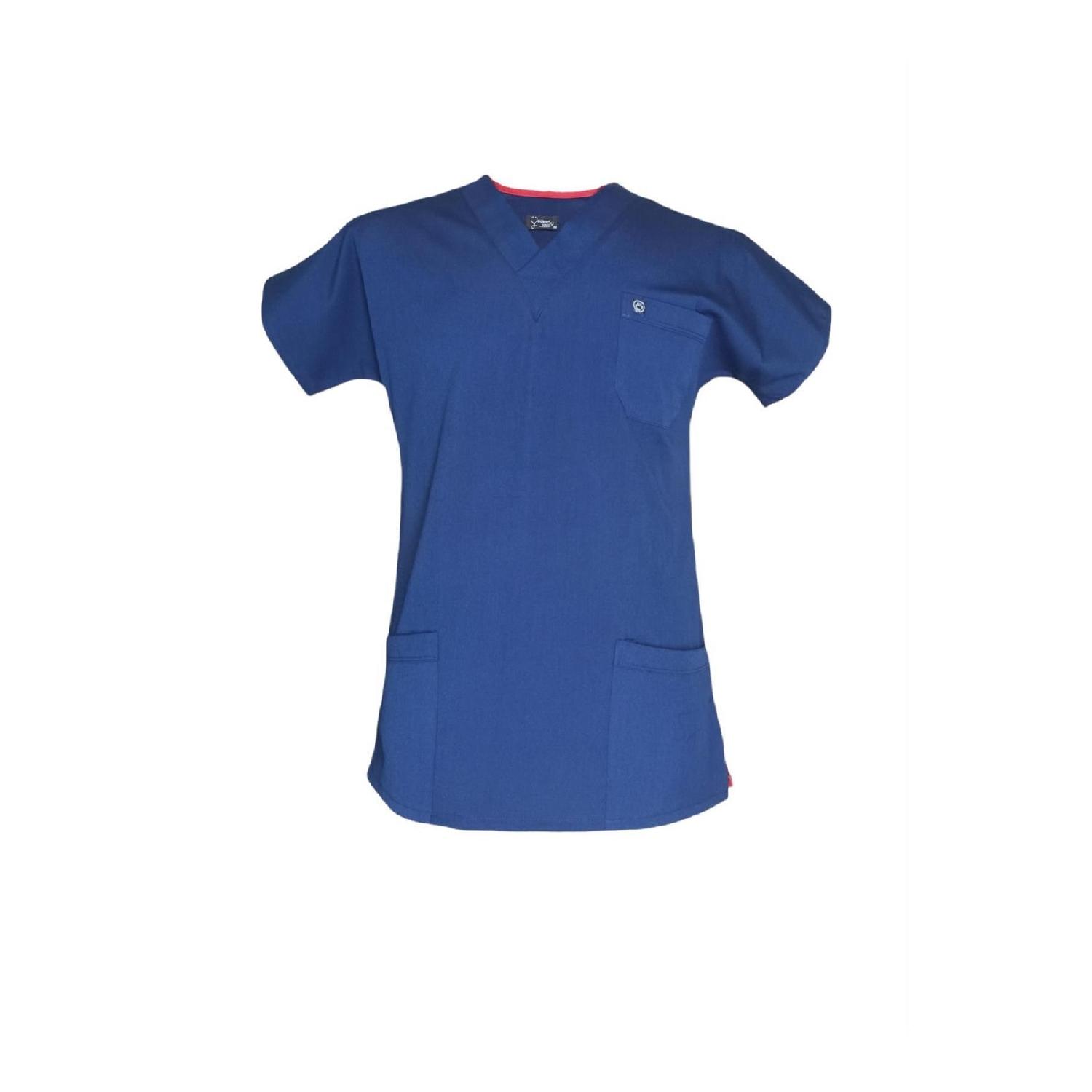 

Ткань альпака темно-синего цвета с воротником «летучая мышь»