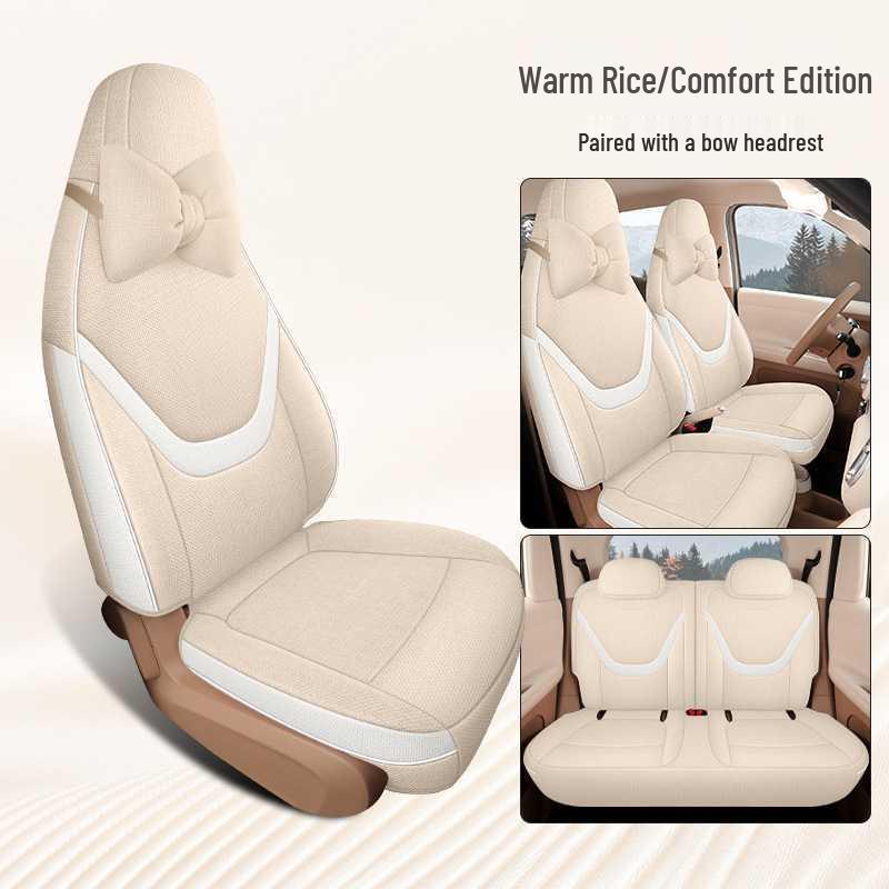 Wuling Hongguang MiniEV Macaron Linen Seat Covers - 5th Gen, 26 Models
