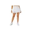 Saia-Short Liso Logo Elástico Cintura Alta Calças Largas Saia Casual Curta Feminina skort Branco 2042A293100