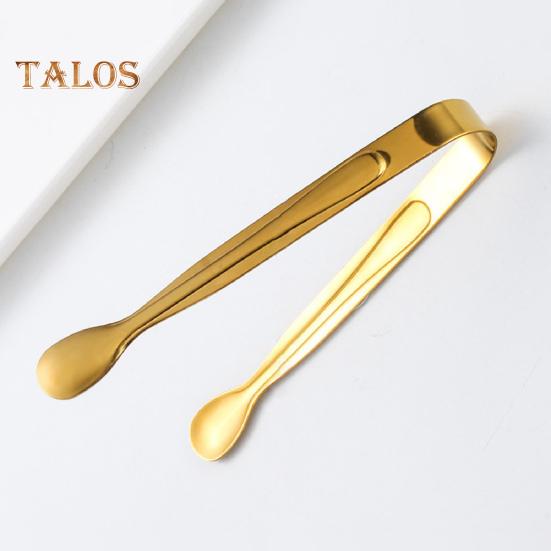 Food Tong Non-slip Anti Rust Stainless Steel Helpful Smooth Edges Serving Clamp Household Supplies