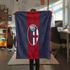 Bologna Flannel Blanket, High quality Comfortable for All Seasons, Home Decor, Warmth and Comfort