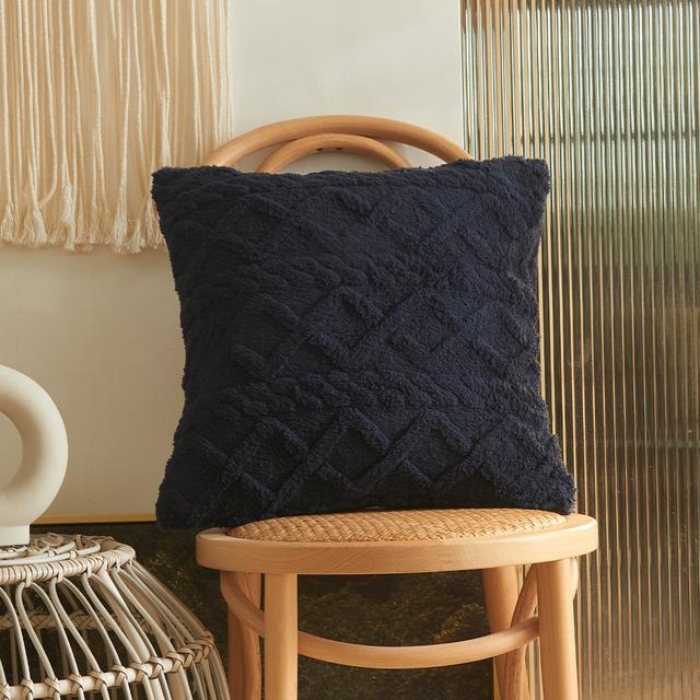 Short Fleece Cushion Cover Plush Fuzzy Pillow Cover for Living Room Sofa Decorative Pillow Home Decor Pillowcase 45x45cm 50x50cm