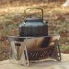 Outdoor Camping Mini BBQ Grill Portable Folding Card Type Stove Barbecue Grill