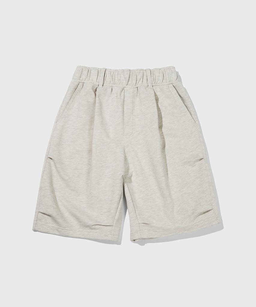 Kimwear Parachute Bermuda Sweat Shorts_Oatmeal