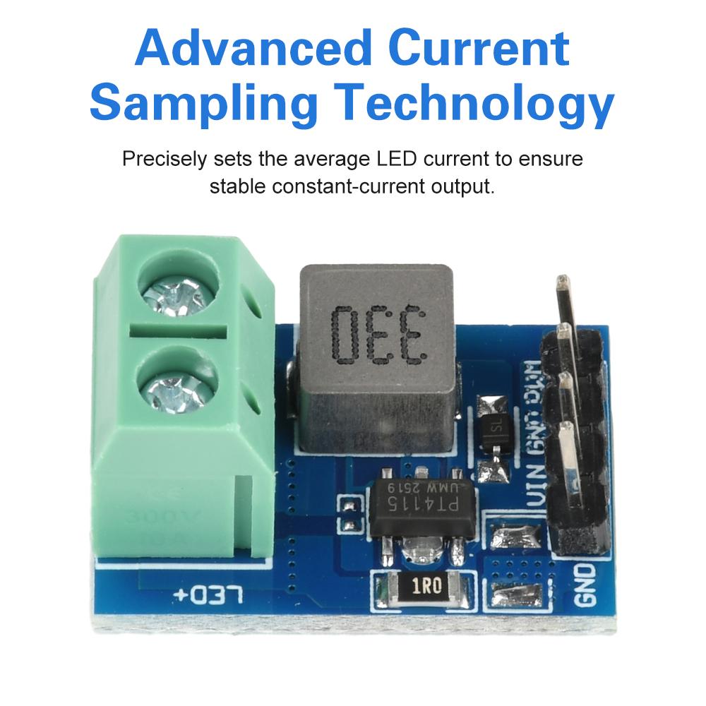 PT4115 LED Driver Module DC 12V Constant Current Output PT4115 1-10S Industrial LED Driver with PWM Dimming for LED Strips