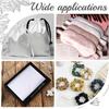 CRASPIRE 43.3 X 16.53 Silk Book Cloth for Book Binding White A3-A8 Fabric Surface Paper Backed Bookcover Bookbinding Supplies Book Covering Protector