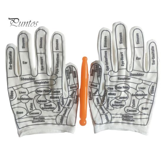 

Набор акупунктурных перчаток, рефлексологические перчатки для массажа рук с точечным массажем, палочка для ухода за руками, улучшение здоровья, снятие усталости, подарок для родителей A