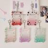 New 3 Inch Glitter Acrylic Photocard Holder Scratch-Resistant Transparent Star Photo Holder Idol Photo Sleeves