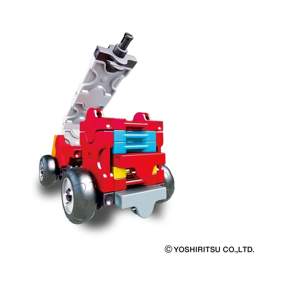 Yoshiritsu LaQ Hamakuron Constructor Mini Fire Truck Building Set Educational Toy