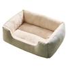 Machine Washable Pet Bed Rectangular Plush Cat Bed, Cozy Lounge Anti-slip Bottom, Soft Kitten for Sleeping Couch Indoor Cats Small Dogs Puppies