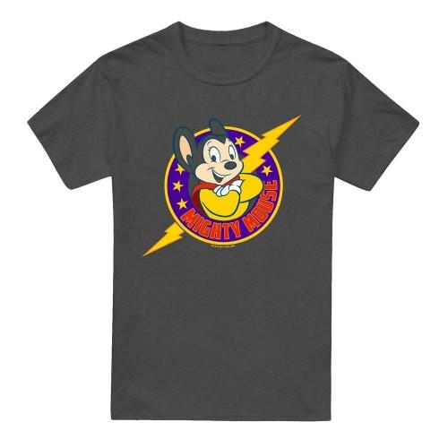 Mighty Mouse Unisex Adult Mighty Hero T-Shirt