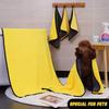 2PCS New Pet Dog Absorbent Towel Microfiber Dog Bathing Towel Dog Bathrobes Wiping Cloth
