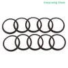 10Pcs Black Soft Silicone O-rings Gaskets Rubber Food Grade For Nespresso Stainless Steel Coffee Refillable Capsules Body Cup
