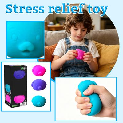 Mini Sensory Relief Toy Set 3pcs Soft Animal Shaped Squishy Stress Relief Collection for Kids and Adults Suitable for Home Office Play and Relaxation
