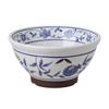 ZISIZ Blue and White Porcelain Ramen Bowl
