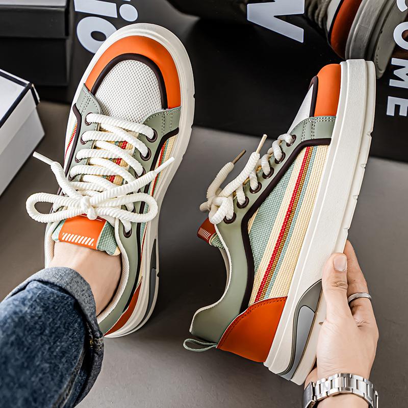 New Men's Classic Four Seasons Fashion Low Top Skateboarding Shoes Comfortable Soft Sole Sneakers