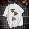 Short Sleeved Geometric Patterns Short Sleeve Fashion Printed Summer Fashion Casual Off Womens Clothing Women Women Graphics