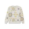 Li Ning CF Wu Xing Series Full Print Ethnic Pattern Loose Pullover Sweatshirt Unisex Sweatshirt Off-White AWDRG13-3