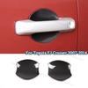 2pcs Carbon Fiber Cover Trim Door Handle Bowl ABS For Toyota FJ Cruiser 2007 ~14