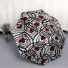 1pc Love Pattern Umbrella - Portable Home Essential, Durable Iron Frame with Rod Structure, Fashion Lovers Yy250910026