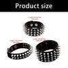 Modern Pointed Studs Multi Layer Leather Bracelet Adjustable Secure For Fashion Lovers Stylish Accessory Perfect Gift
