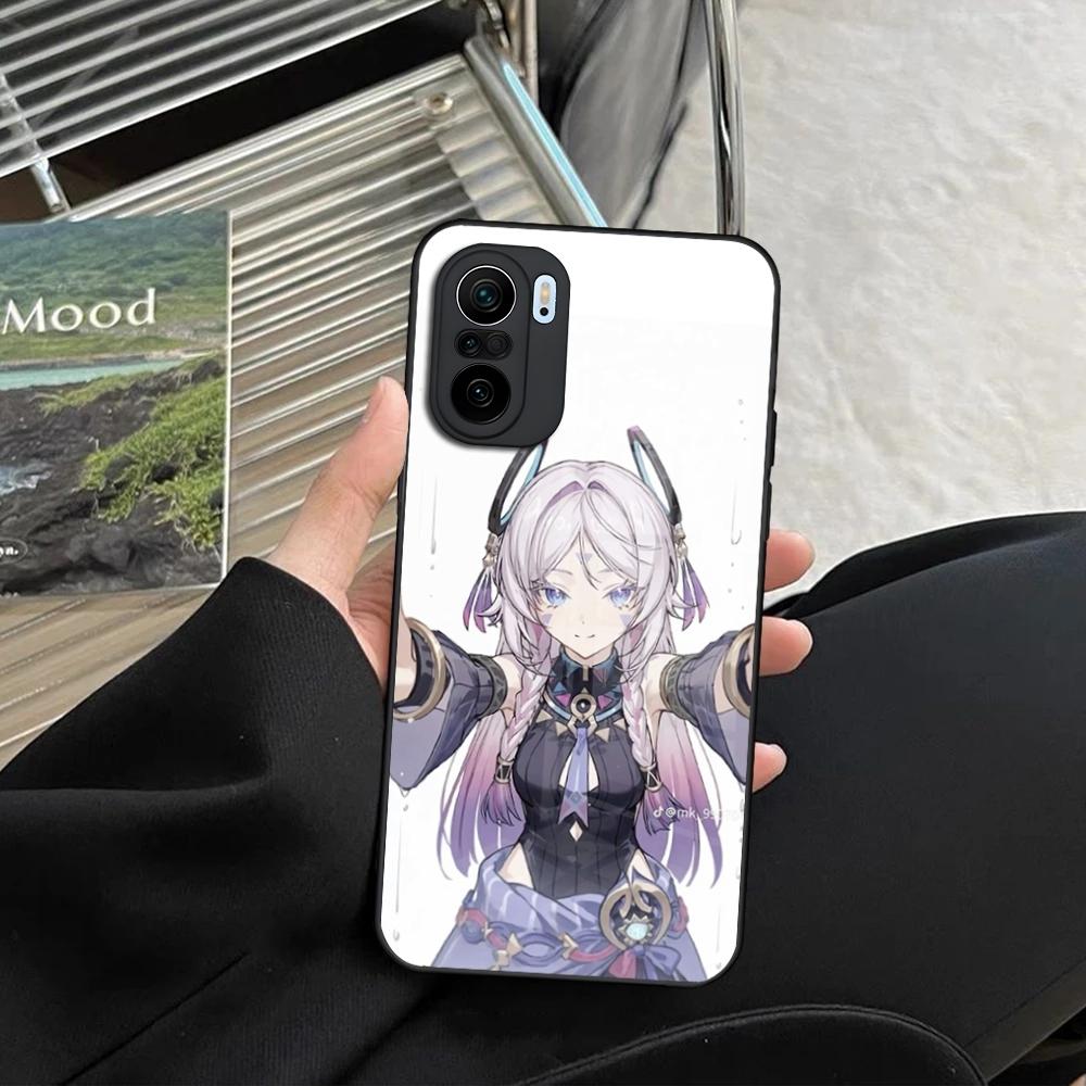 Genshin Impact Game Citlali Phone Case for Xiaomi Redmi Note 14 13 12 11 Ultra Pro Lite 5G Toughened Glass Cover