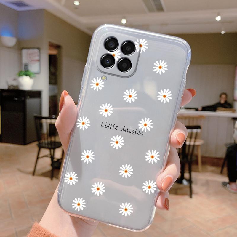 For Samsung Galaxy M33 5G Case Cute Cat Cartoon Protective Soft Silicone Phone Cases For Samsung M 33 GalaxyM33 Bumper Clear Bag