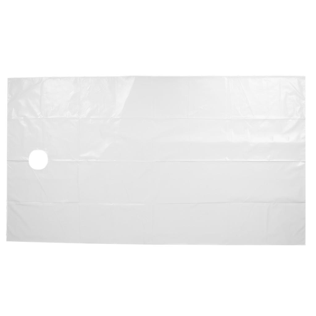 Beauty Salon Sheets SkinFriendly SPA Massage Table Bed Cover with Face Breath Hole(White )