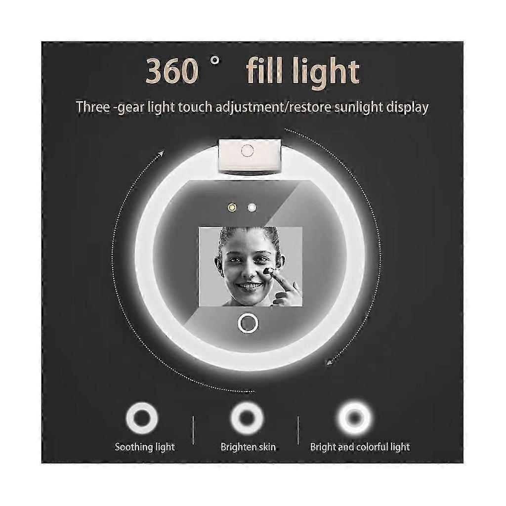 Smart UV Sunscreen Test Camera with LED Portable Rechargeable Mirror Beauty Sunscreen Detection Mak
