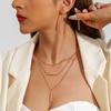Lariat Necklace for Women Gold Long Necklaces for Women Dainty Drop Necklace Layered Beaded Twist Chain Y Shaped Necklaces