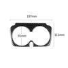 For Mercedes Benz W205 C Class C180 C200 C300 GLC Accessories Carbon Fiber Car Interior Cup Holder Frame Trim Stickers