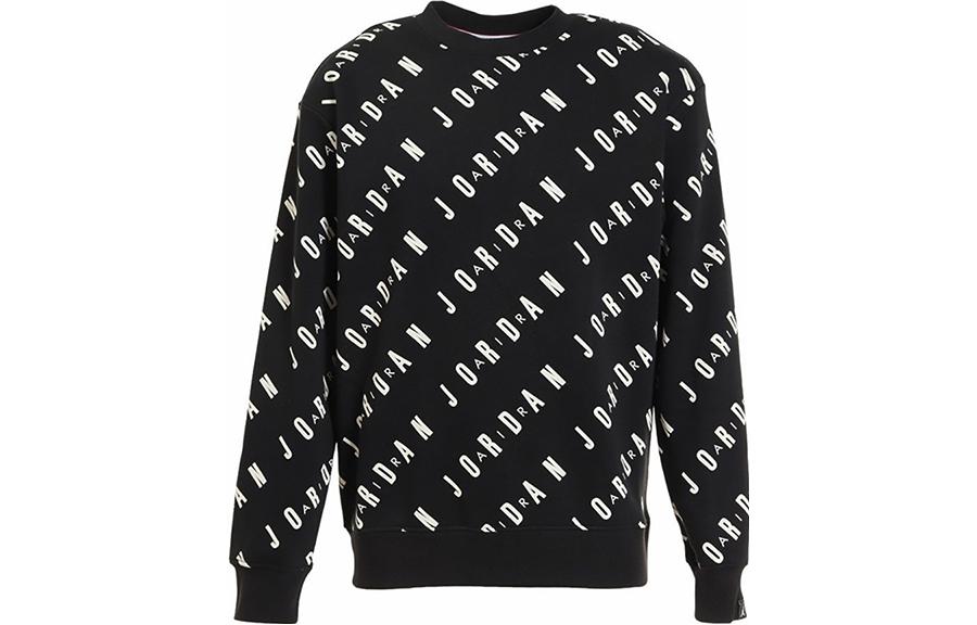 Jordan Sweatshirts Heren Zwart Ronde Hals Normaal Regular XL black