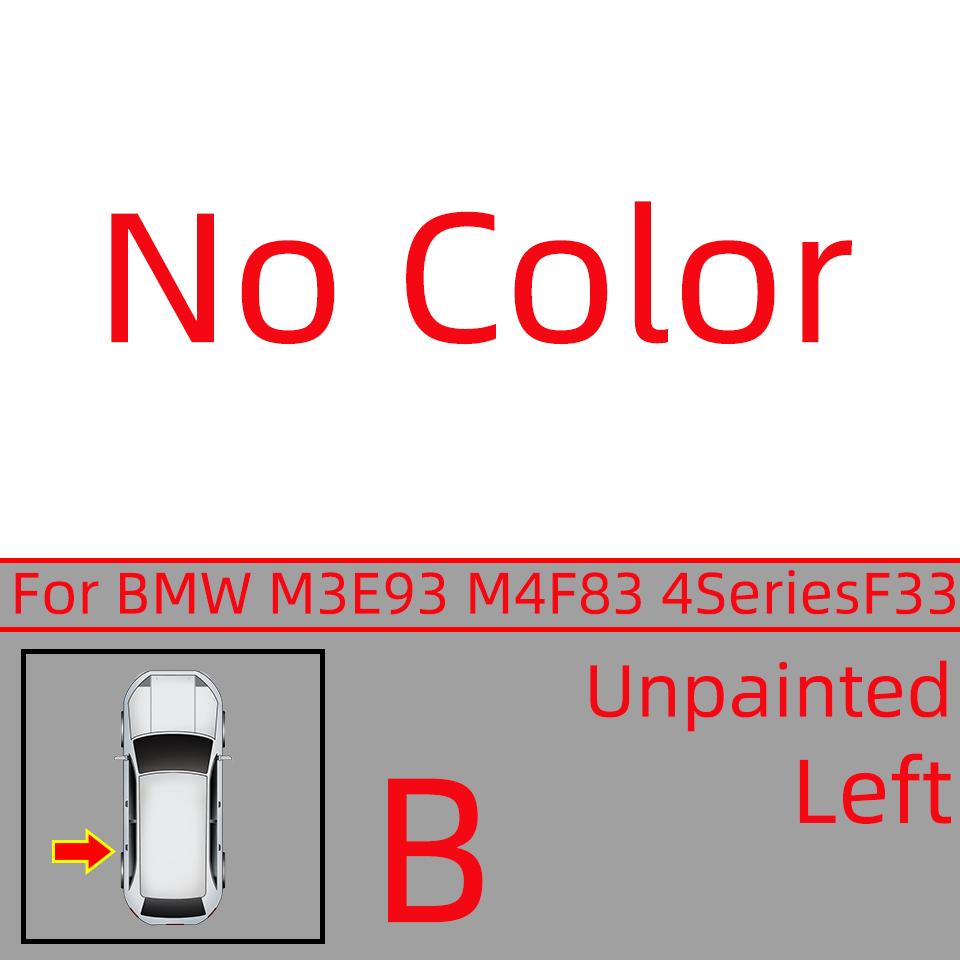 For BMW E93/M3 07-13 F83/M4 14-19 4Series F33 Convertible Roof Trim Cover Trim Strip Accessory Painted Auto Parts